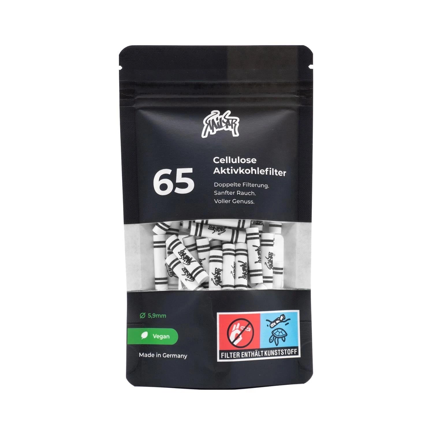 Kailar Aktivkohlefilter Cellulose Slim 6mm (65 Stück) Kailar